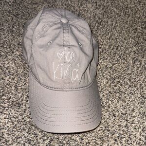 Gray 'Be Kind' Baseball Cap